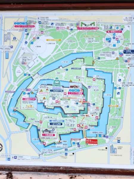 大阪城公園マップ