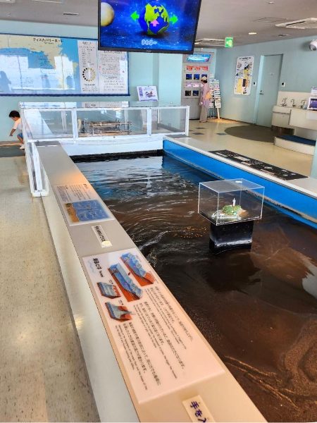 新江ノ島水族館で津波のことを知ることができる