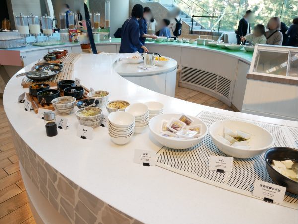 ヒルトン東京ベイ朝食（ラウンジオー）の和食コーナー