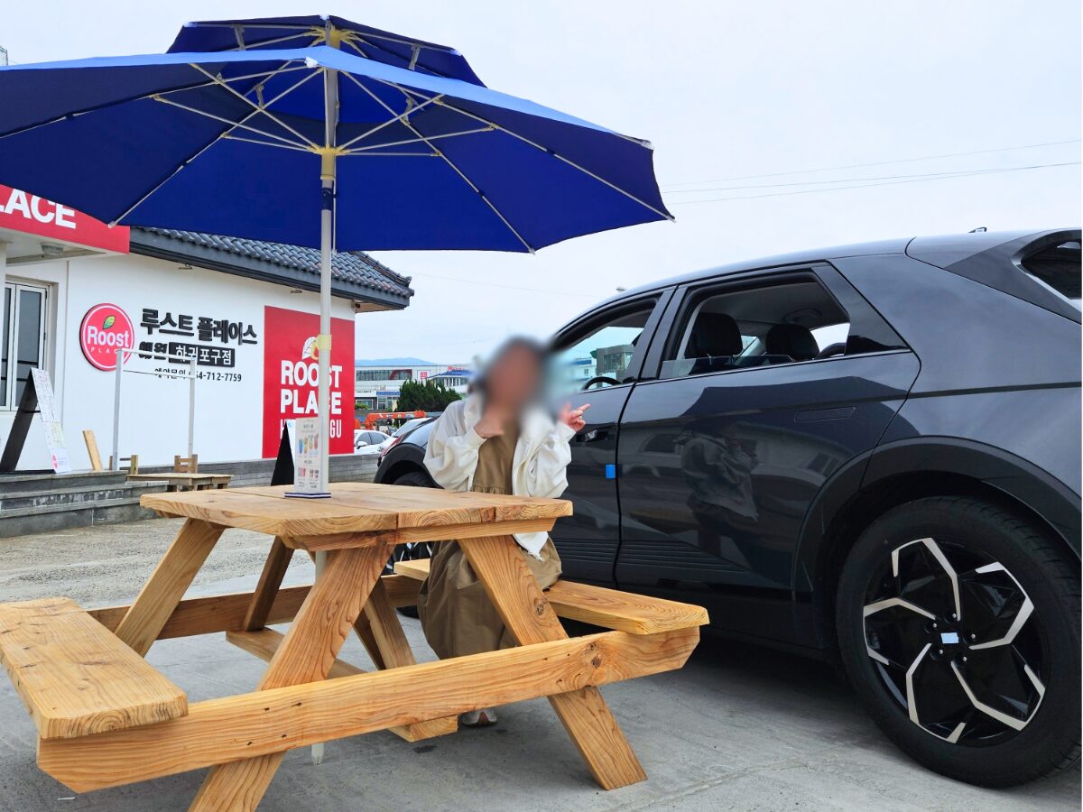 済州島でレンタカーでドライブ