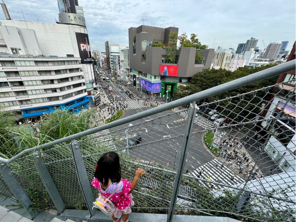 ハラカドから原宿を見る