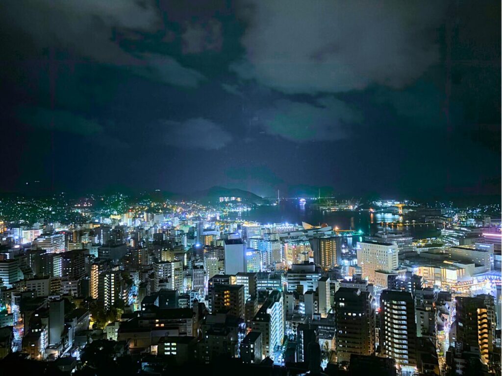 ホテル長崎の夜景